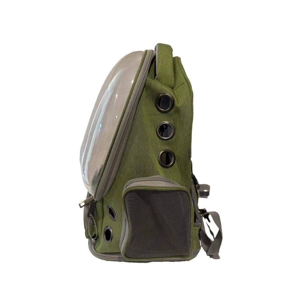 Cawypety Cat Backpack Carrier Space Capsule Clear Bubble Pet Dog Travel Bag Sage